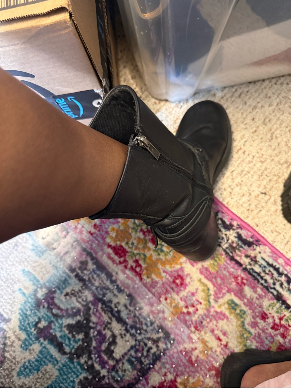 Harley-Davidson Women's Black Leather Mid-Calf Harness Boots - Picture 14 of 14